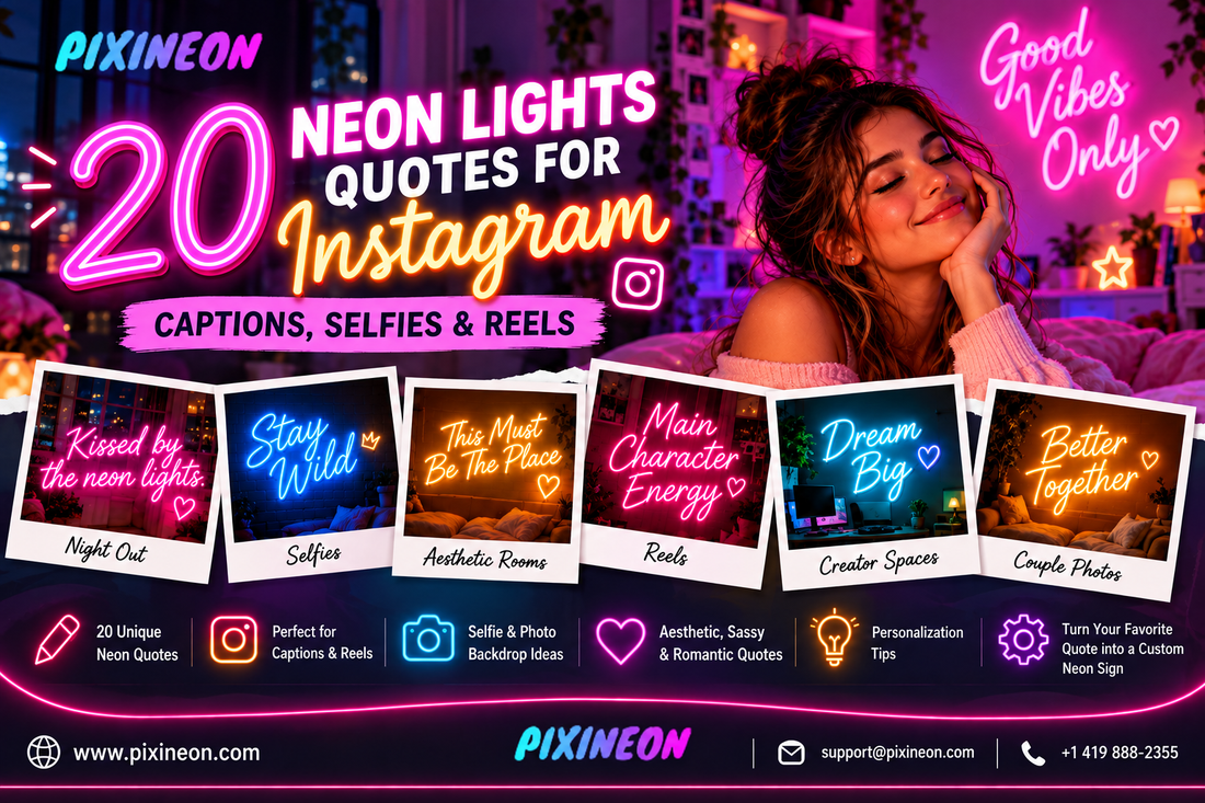 Top 20 Neon Lights Quotes for Instagram