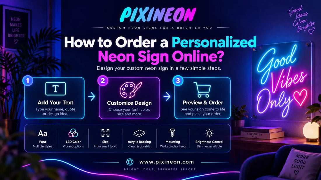 How to Order a Personalized Neon Sign Online?