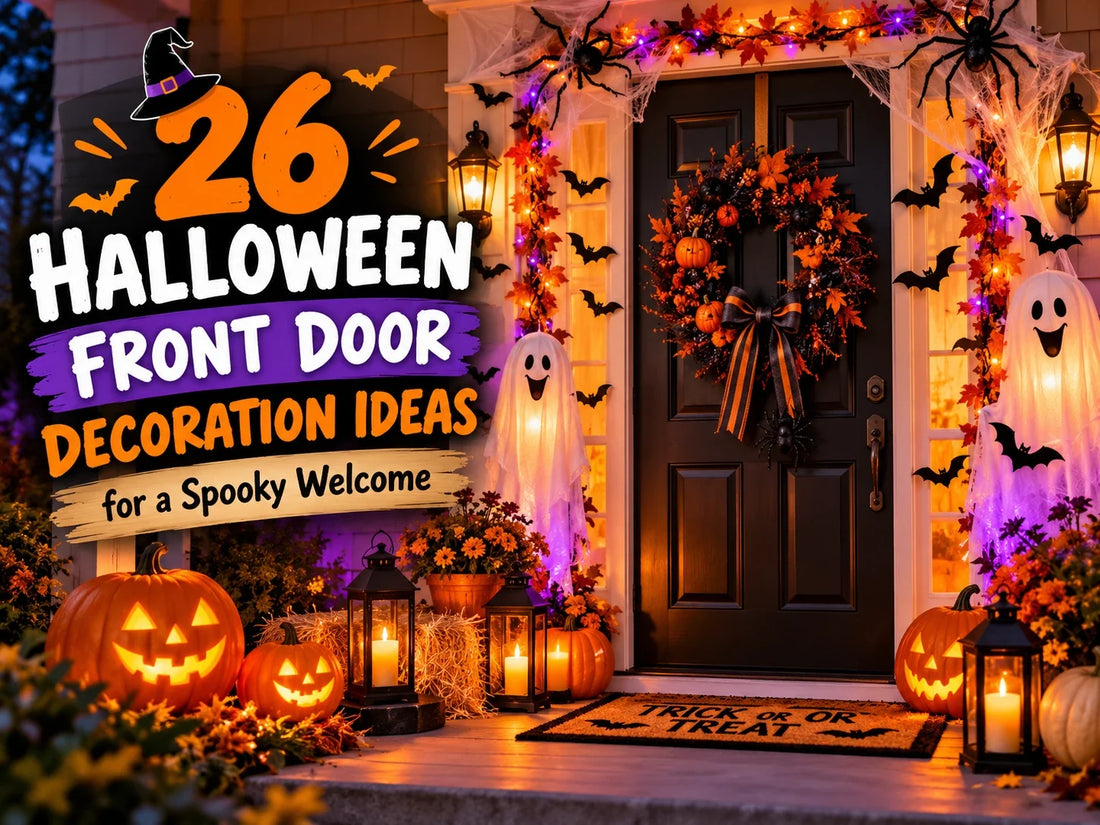 Halloween Front Door Decoration Ideas for a Spooky Welcome