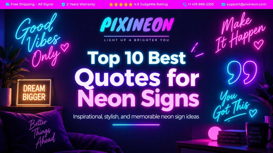 Top 10 Best Quotes for Neon Signs