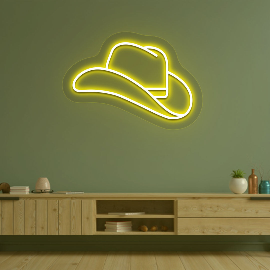 Hat Neon Sign