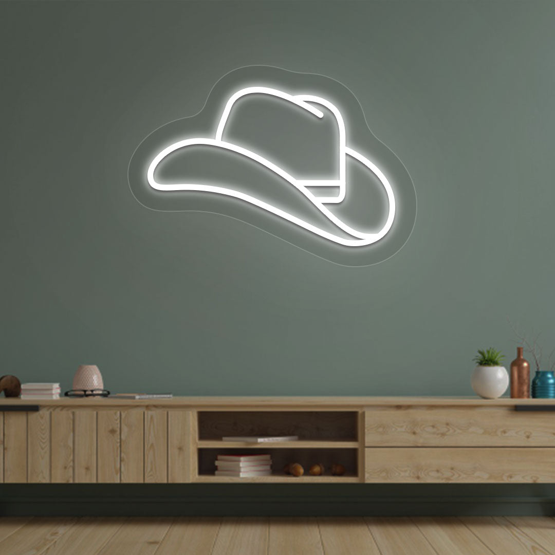 Hat Neon Sign
