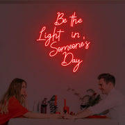 Be The Light Neon Sign