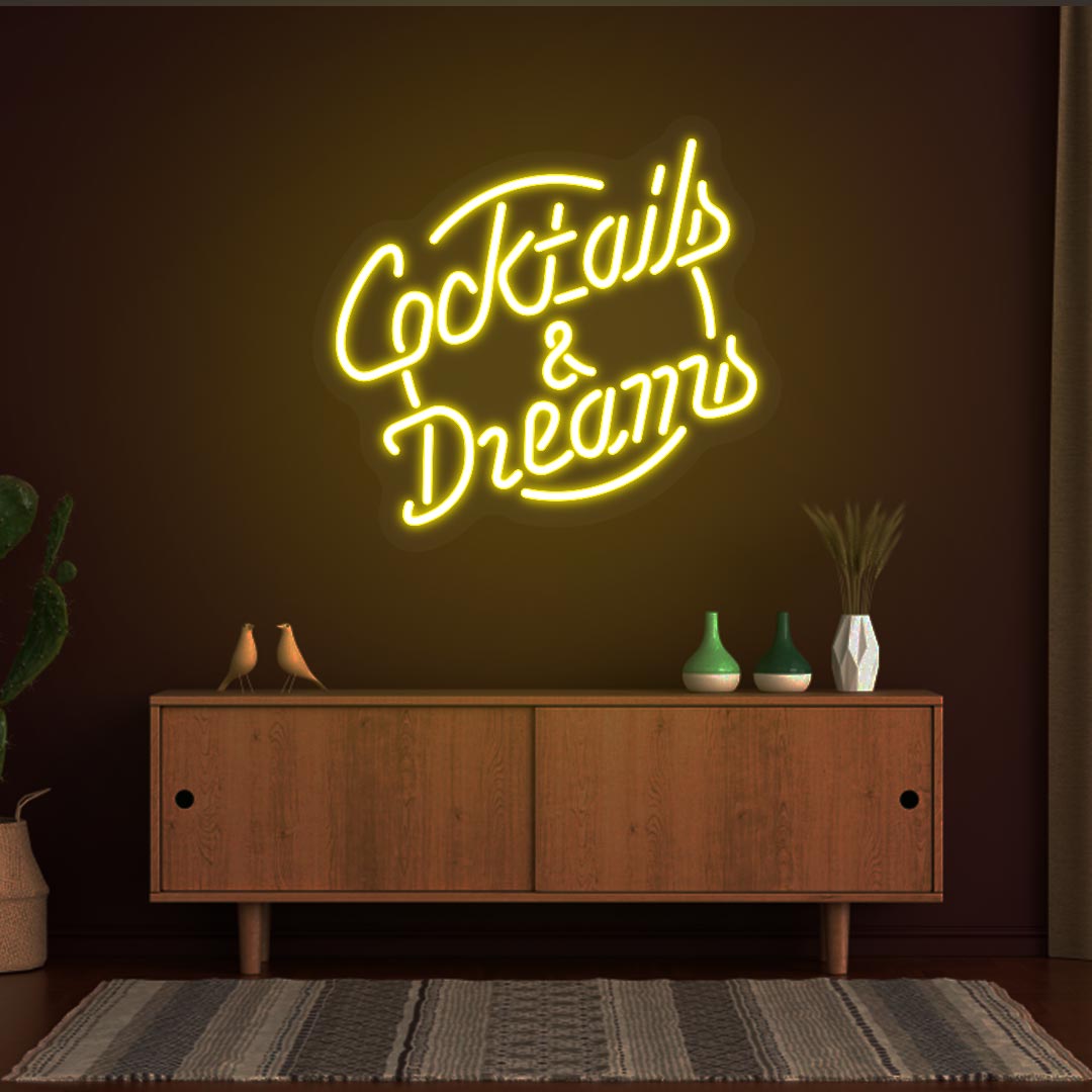 Cocktail & Dreams Neon Sign