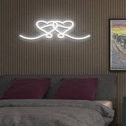 Two hearts Neon Sign
