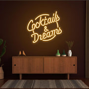 Cocktail & Dreams Neon Sign