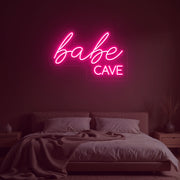 Babe Cave Neon Sign