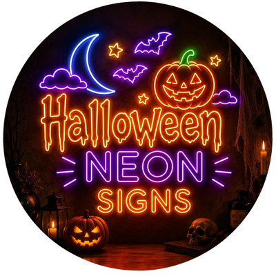 Halloween Neon <br>  Signs