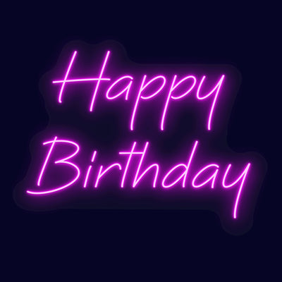 Happy Birthday <br> Neon Signs