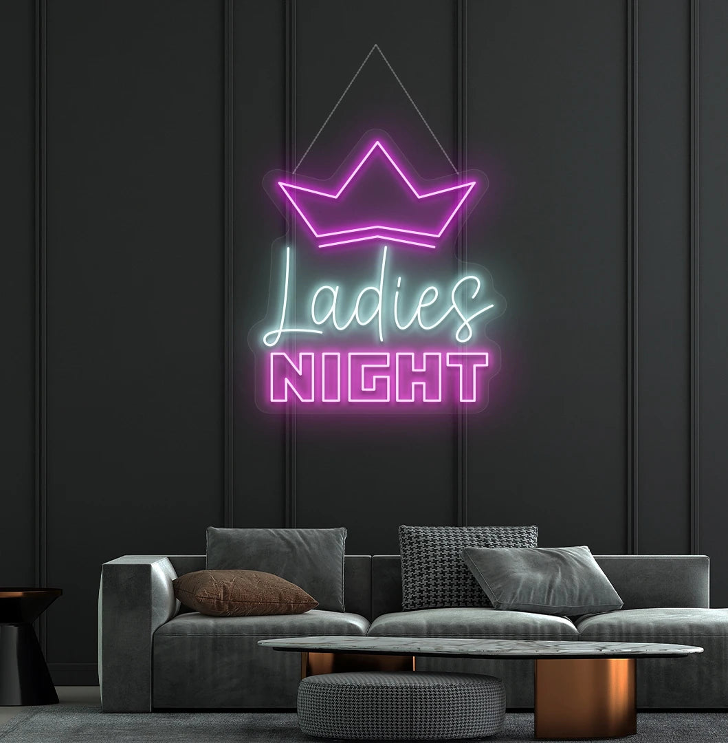 Ladies Photo Sign Ladies Night Neon Sign