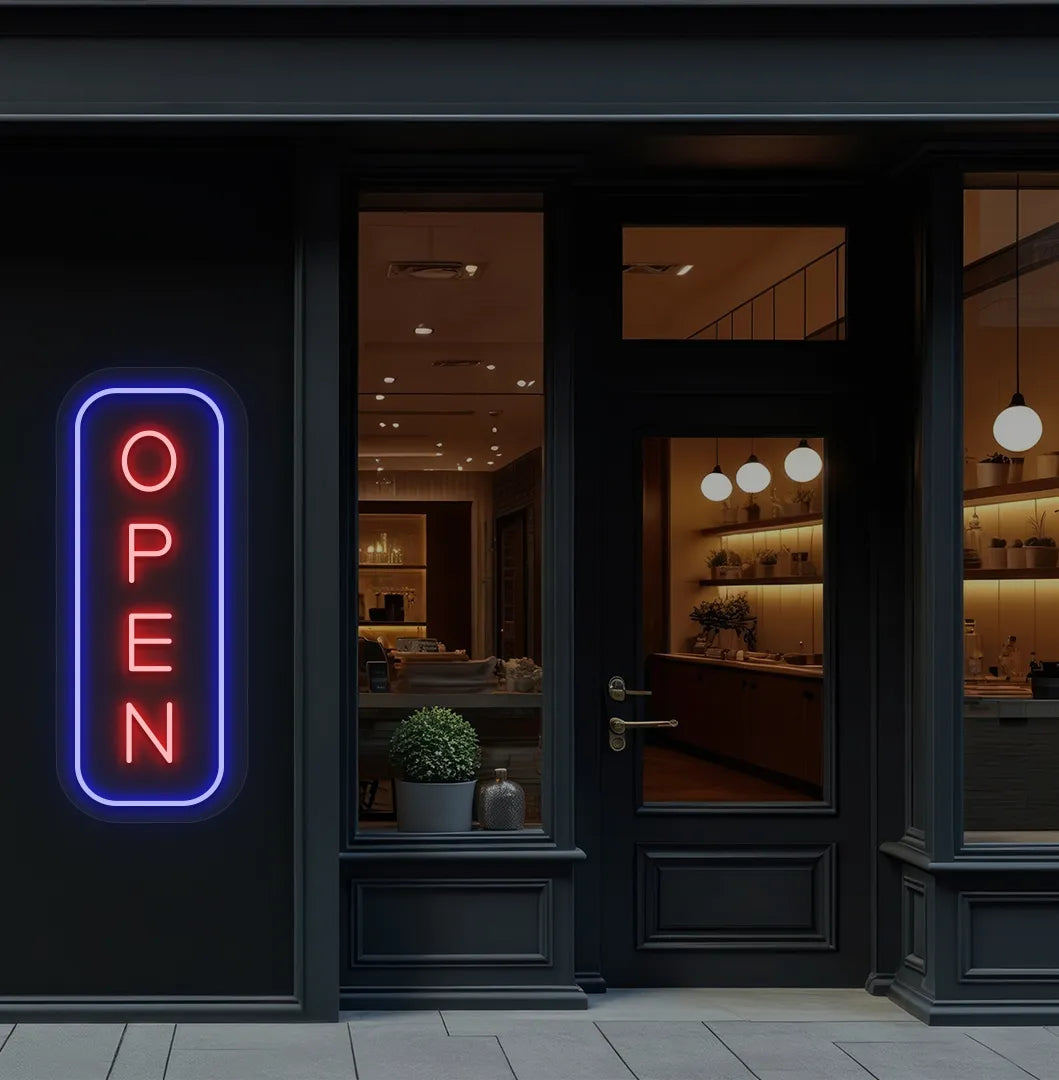 Open Neon Sign