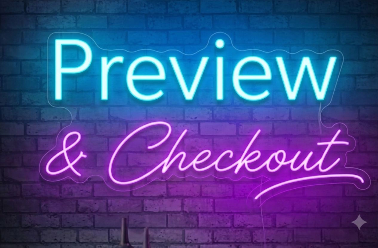Preview & Checkout