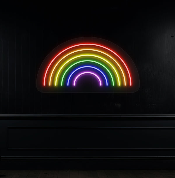 Rainbow Neon Sign