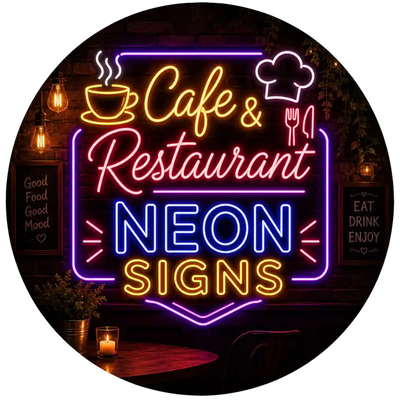 Cafe & Restaurant <br>  Neon Signs