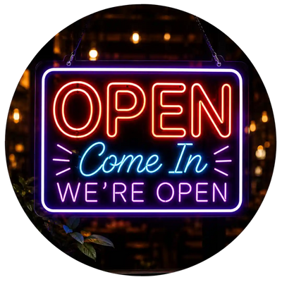 Open Neon <br> Signs